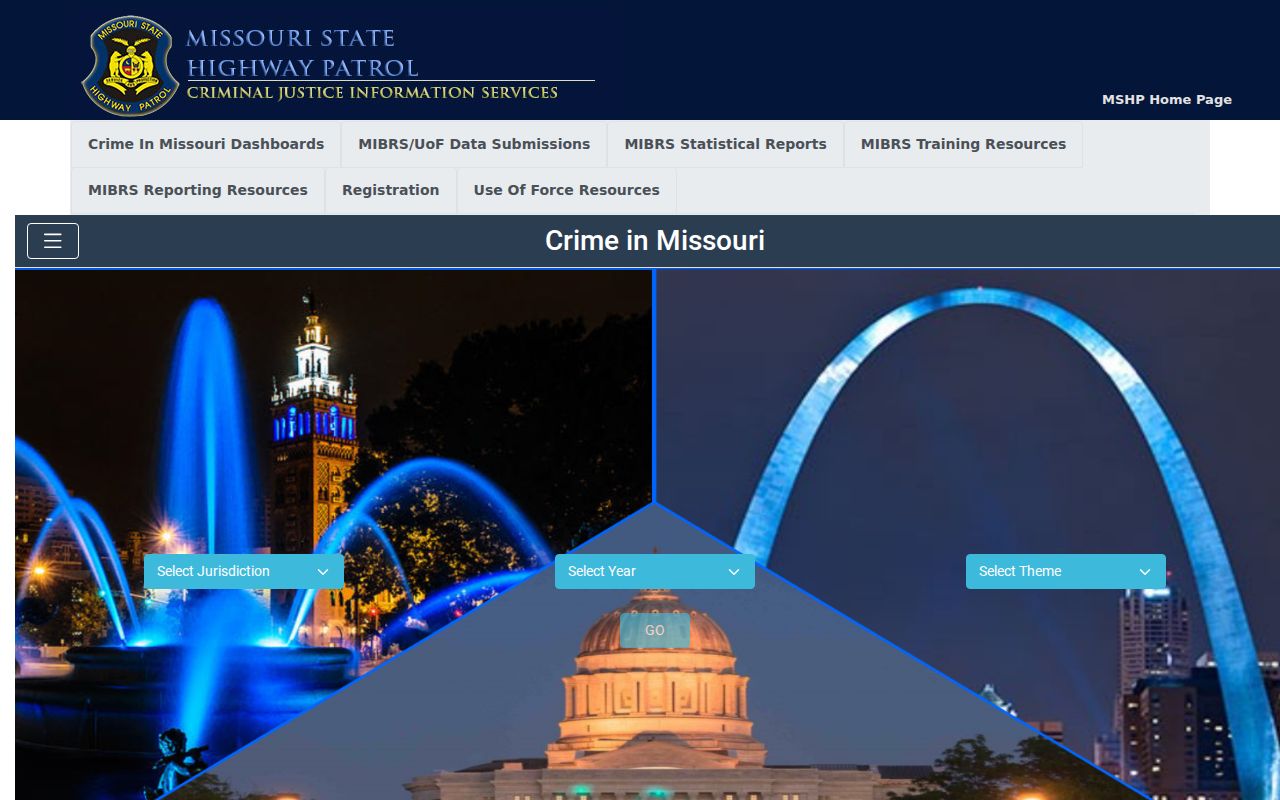 Cole County crime data resource separate from sex offender registry records